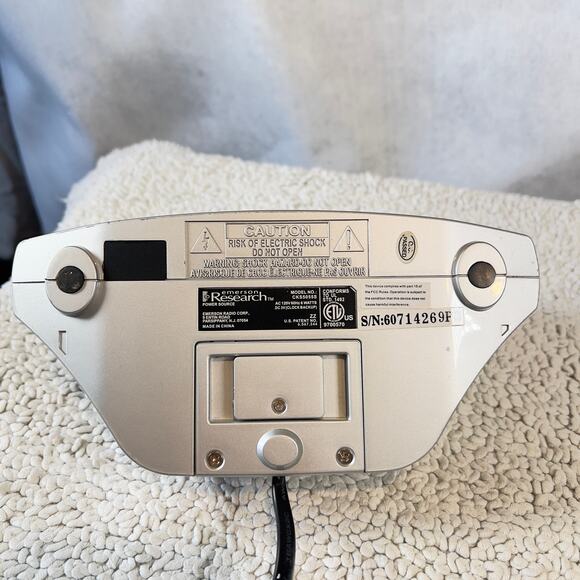 Emerson Research Smart Set System Dual Alarm Clock AM/FM Radio CKS5055B Vintage - Picture 3 of 13